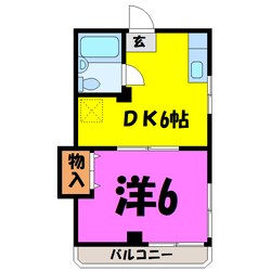 シャトレ宮町の物件間取画像